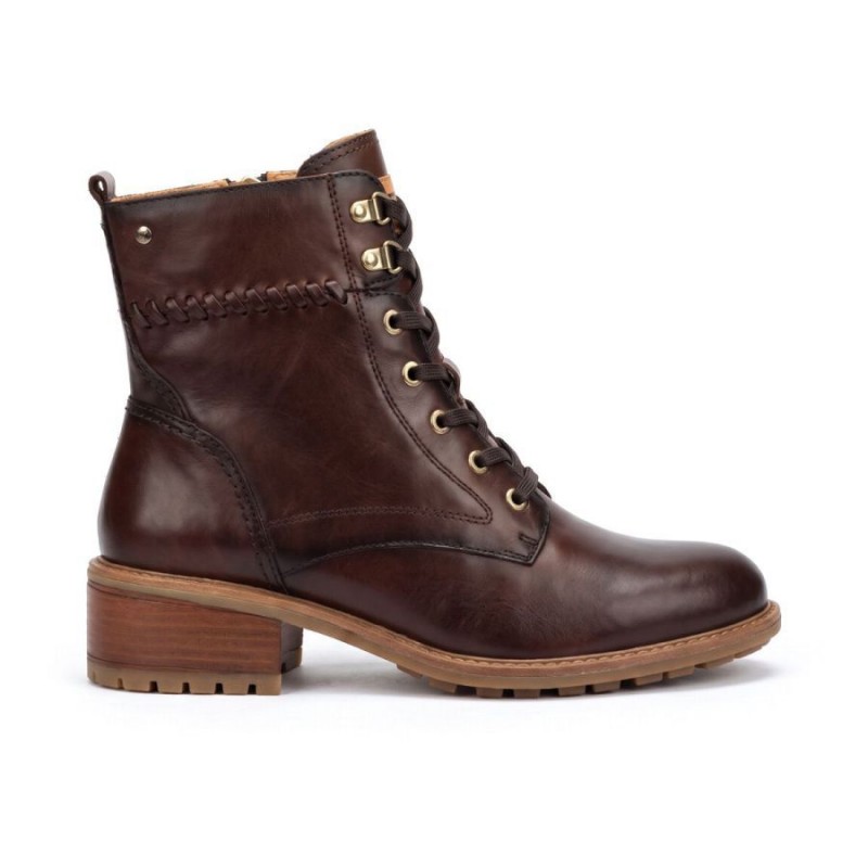 Medina W0D-8672 Knee High Boots - Brown Caoba 130 Leather