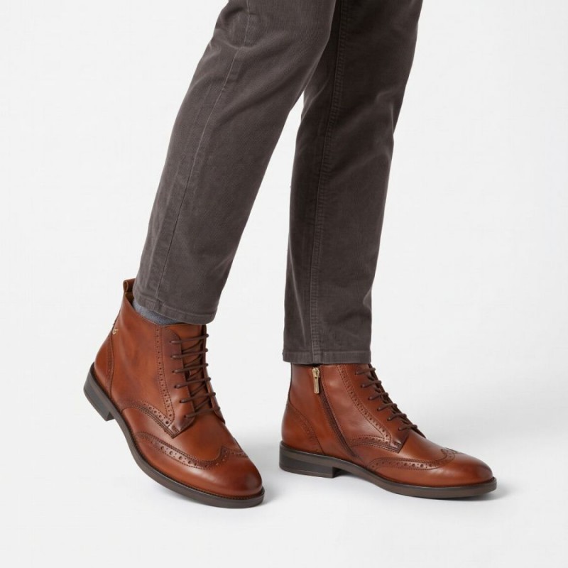 Puertollano W3C-8856 Brown (Cognac 201) Leather