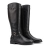 Puertollano W3C-9632 Knee High boots - Black Leather Puertollano W3C-9632 Knee High boots - Black Leather