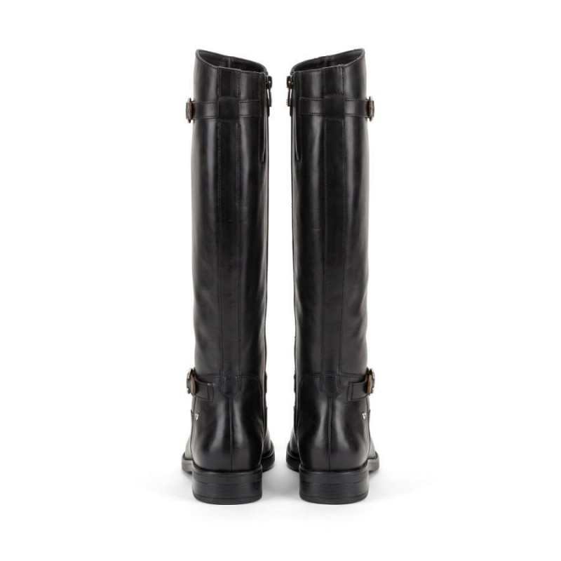 Puertollano W3C-9632 Knee High boots - Black Leather Puertollano W3C-9632 Knee High boots - Black Leather