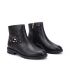 Puertollano W3C-8911 Ankle Boots - Black Leather