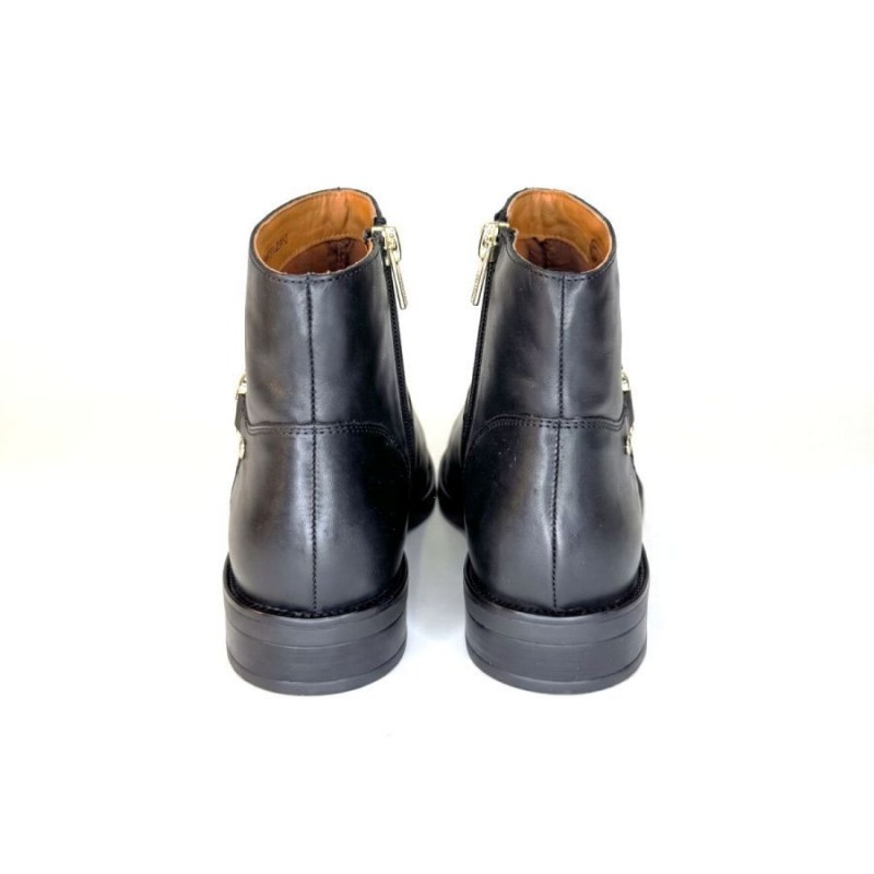 Puertollano W3C-8911 Ankle Boots - Black Leather