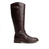 Puertollano W3C-9632 Knee High Boots - Caoba Leather