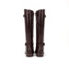 Puertollano W3C-9632 Knee High Boots - Caoba Leather
