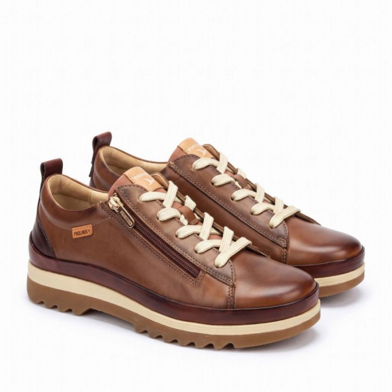 Vigo W3W-6979C5 Trainers - Topo Leather
