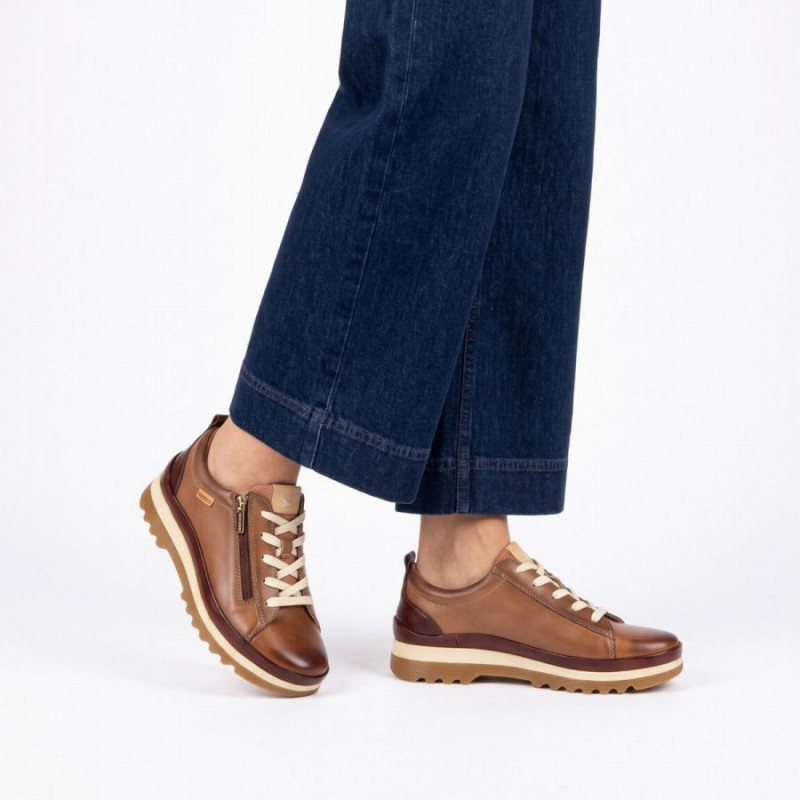 Vigo W3W-6979C5 Trainers - Topo Leather