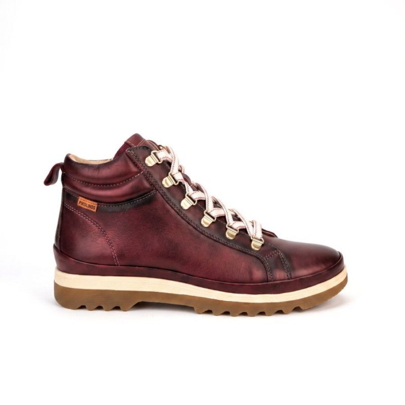 Vigo W3W-8564 Lace-Up Ankle Boots - Arcilla Leather