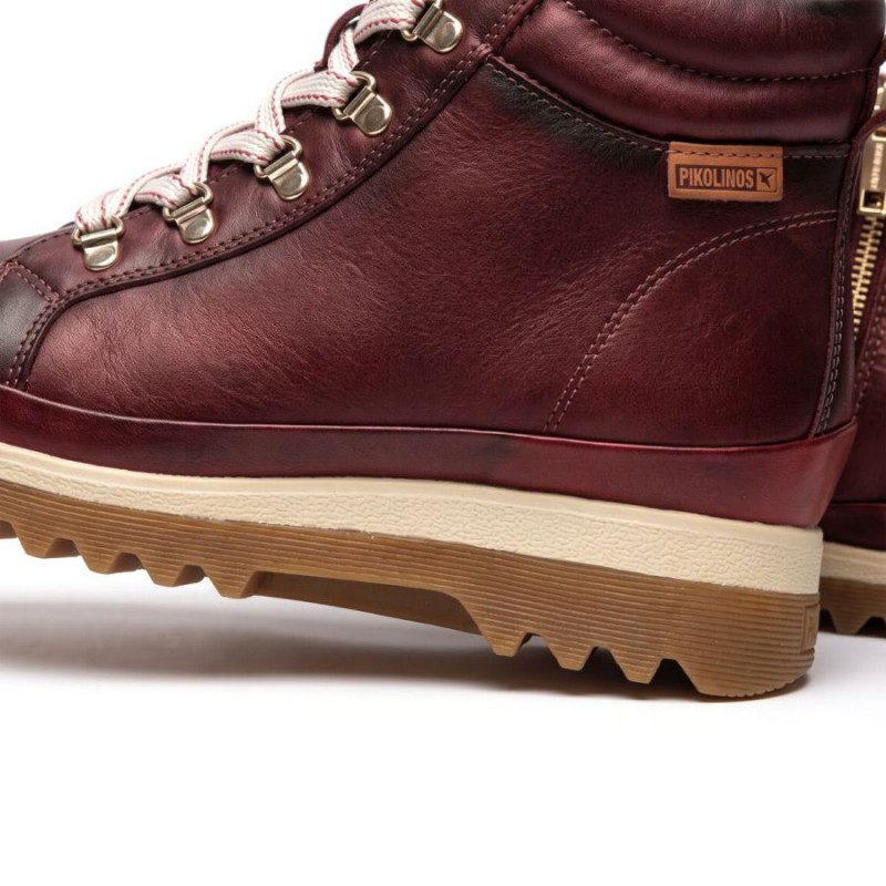 Vigo W3W-8564 Lace-Up Ankle Boots - Arcilla Leather