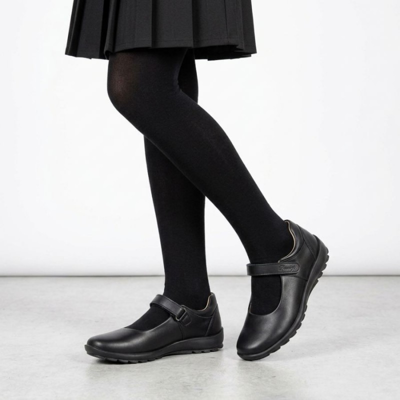 6941022 School Shoes - Black Leather 6941022 School Shoes - Black Leather