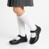8939022 School Shoes - Black Leather