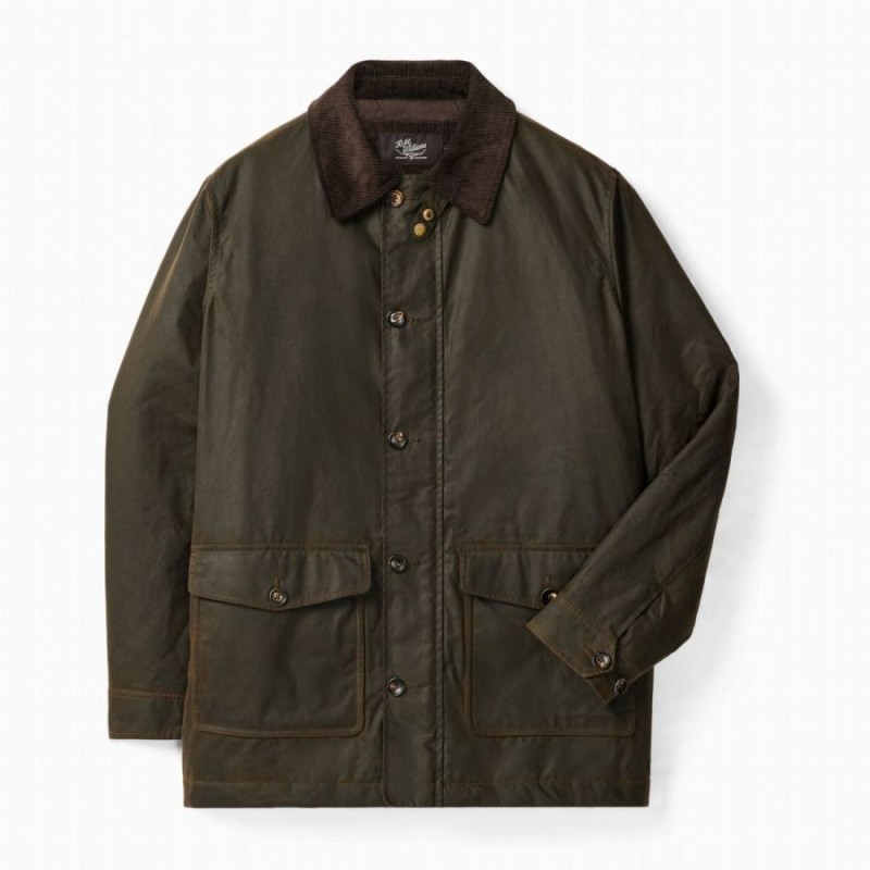 Alberton Waxed Jacket JA205WAK001 - Dark Khaki