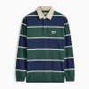 Balmain Stripe Rugby Top KR200RJ3B01 - Pine