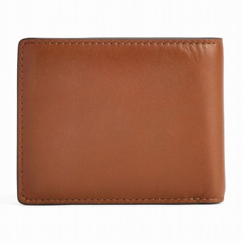 Bifold Wallet WBS9ECH3601 Tan  Leather
