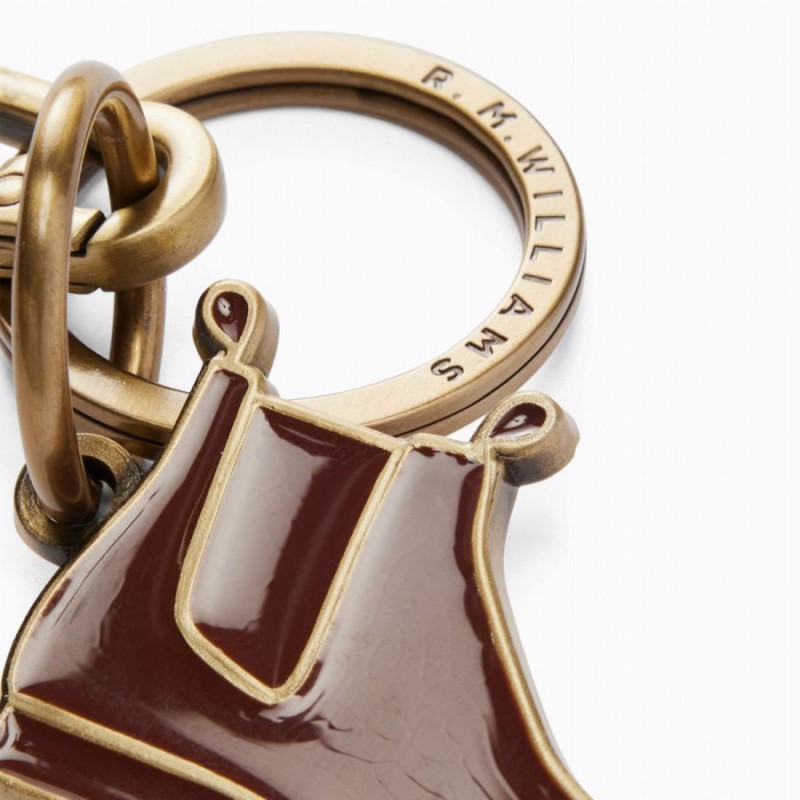 Boot Enamel Keyring CKS4A - Chestnut Boot Enamel Keyring CKS4A - Chestnut
