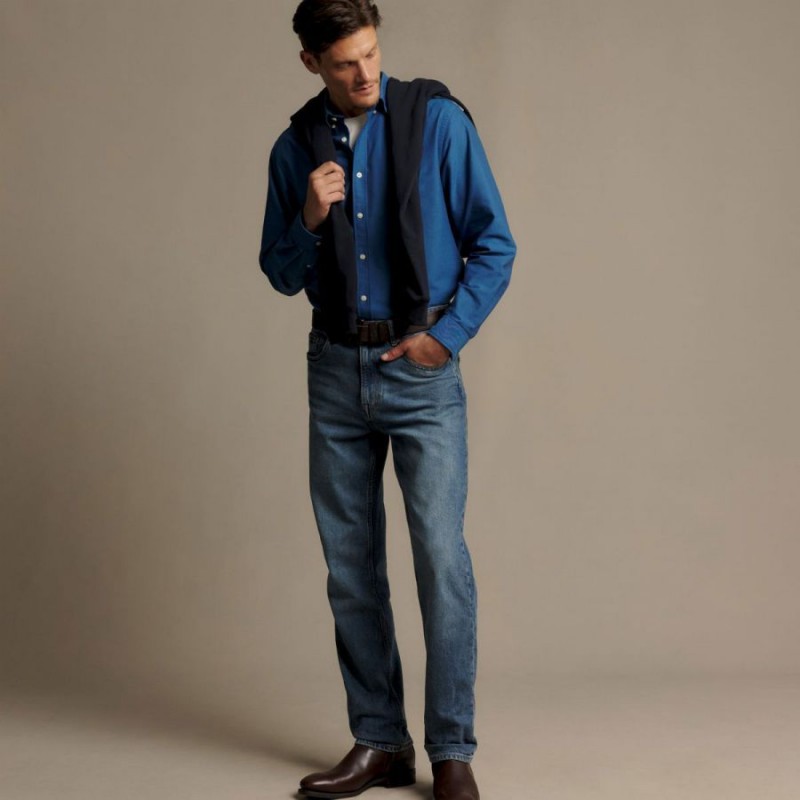 Clapton Oxford Shirt SH200OF0301 - Blue