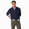 Ernest Merino 1/4 Zip Knit KZ200WQ16 – Navy Merino