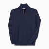 Ernest Merino 1/4 Zip Knit KZ200WQ16 – Navy Merino