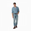 Flinton Check Shirt SHF02BLR201 - Sky