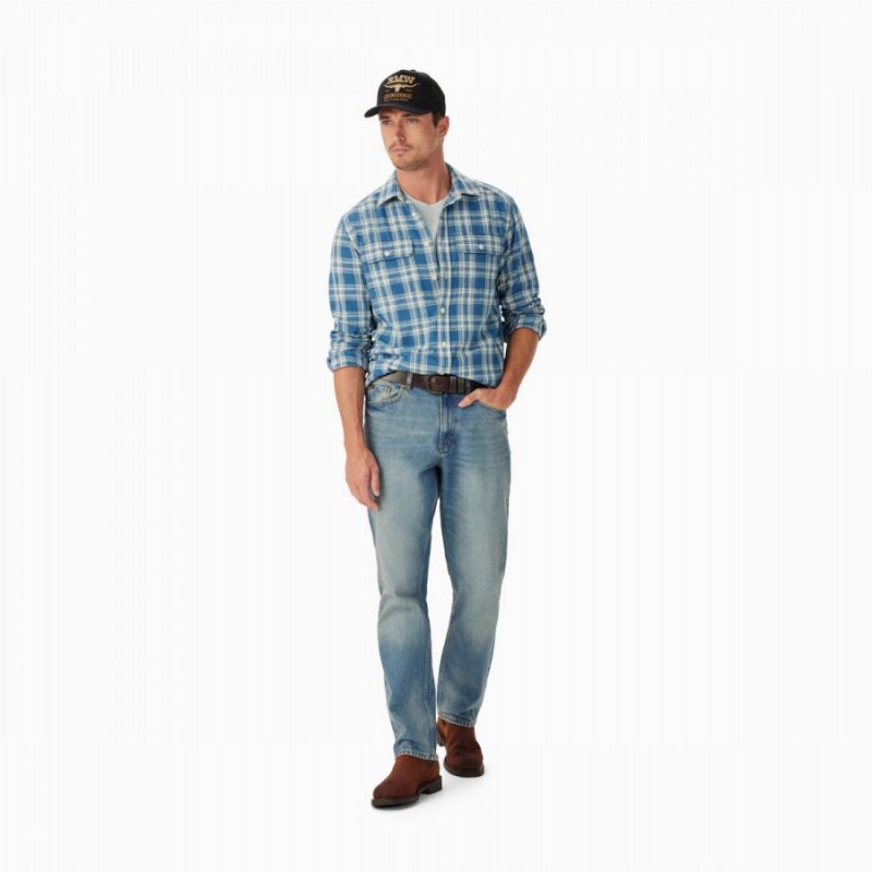 Flinton Check Shirt SHF02BLR201 - Sky