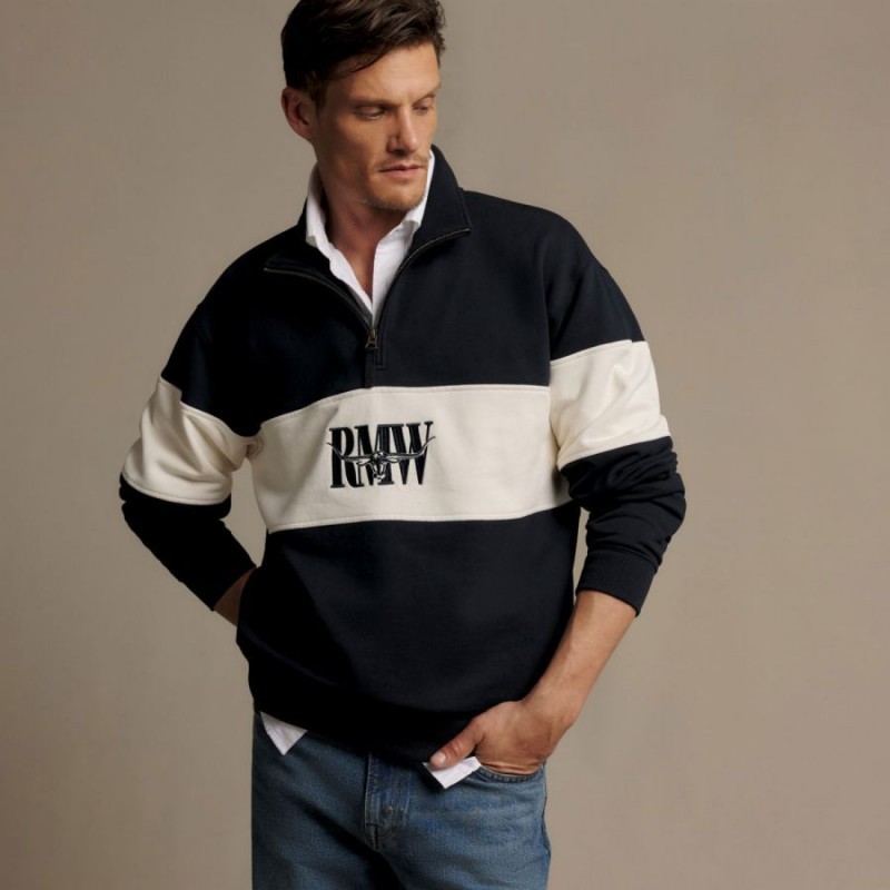 Heritagepanel Quarter Zip KZU00BB4504 - Navy