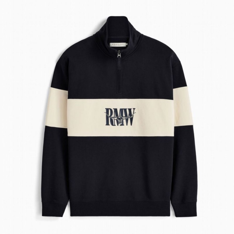 Heritagepanel Quarter Zip KZU00BB4504 - Navy