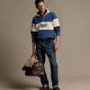 Heritage Panel Rugby Top KR200RJ7301 - Mid Blue