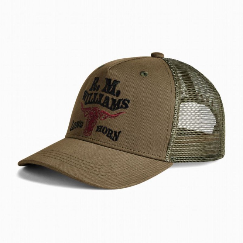 RMW Longhorn Trucker Cap ACX9OCTZ702 - Dark Olive