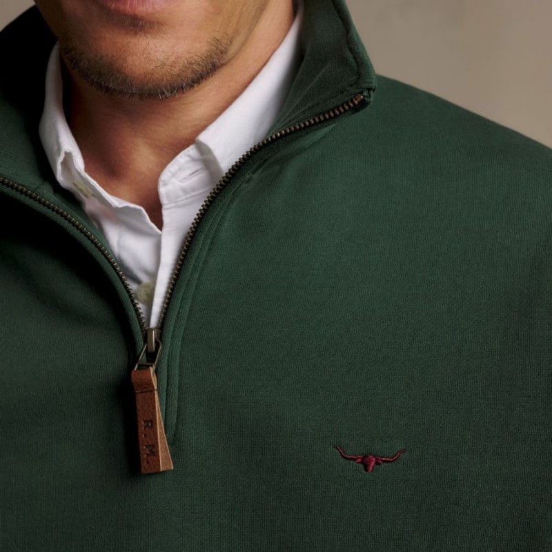 Mulyungarie 1 Quarter Zip KZU00BBX401 - Pine