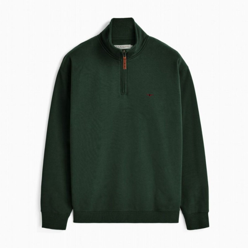 Mulyungarie 1 Quarter Zip KZU00BBX401 - Pine