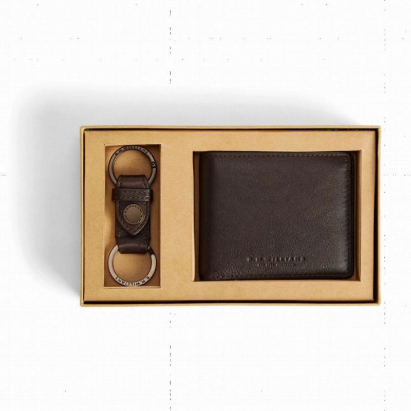 Wallet And Ker Ring Gift Set COM9ATL4101 - Chestnut Wallet And Ker Ring Gift Set COM9ATL4101 - Chestnut