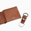 Wallet And Keyring Gift Set COM9MTL3601- Tan Leather Wallet And Keyring Gift Set COM9MTL3601- Tan Leather
