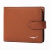 Wallet With Pocket & Tab WTS3ECH3601 - Tan Leather Wallet With Pocket & Tab WTS3ECH3601 - Tan Leather