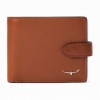 Wallet With Pocket & Tab WTS3ECH3601 - Tan Leather Wallet With Pocket & Tab WTS3ECH3601 - Tan Leather