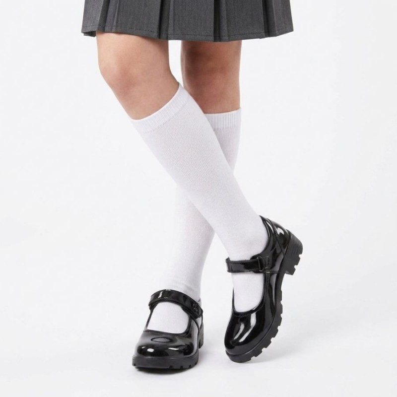 Nora 7200402 School Shoes - Black Patent