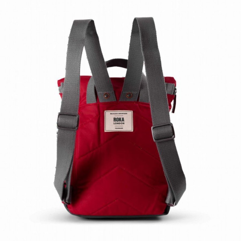 Canfield B Recycled Nylon Small Backpack - Cranberry