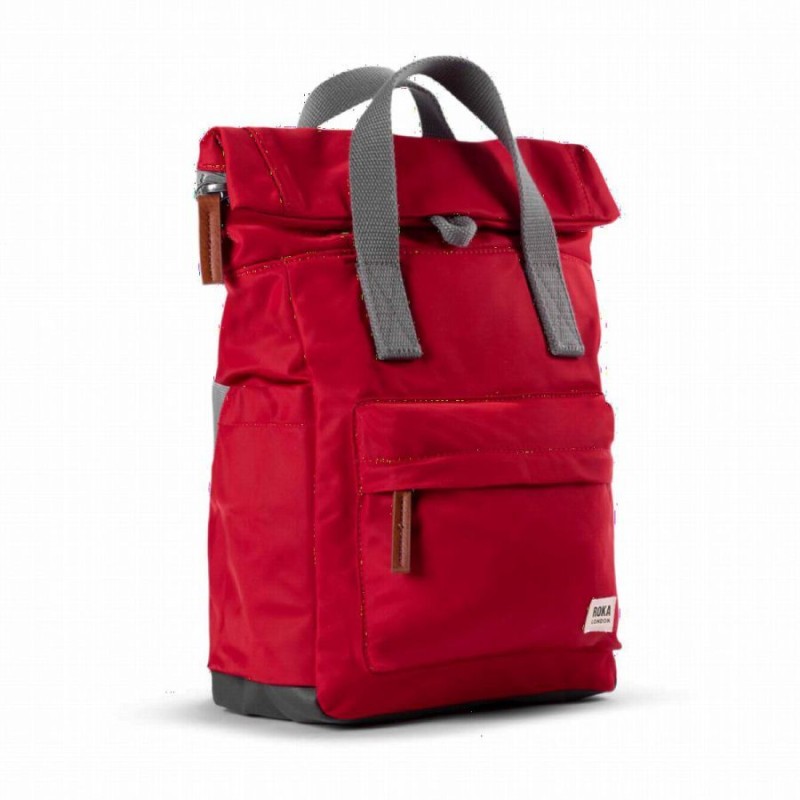 Canfield B Recycled Nylon Small Backpack - Cranberry