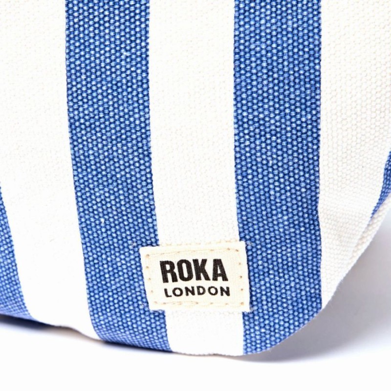 Mill Hill Crossbody Bag - Denim Stripe Mill Hill Crossbody Bag - Denim Stripe