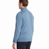 Calton Cotton Cashmere 1/4 Zip Jumper 20-3154 - Lake Blue