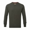 Calton Cotton Cashmere Crew Neck Jumper 20-3021 - Loden Green