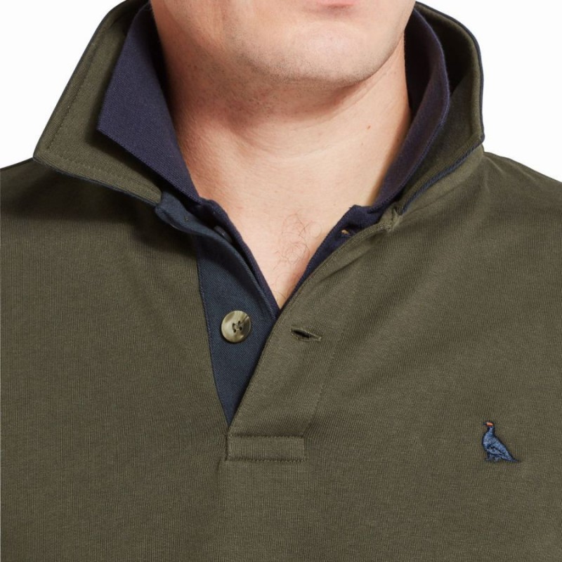 Horseley Rugby Sweatshirt 20-3167 - Peat