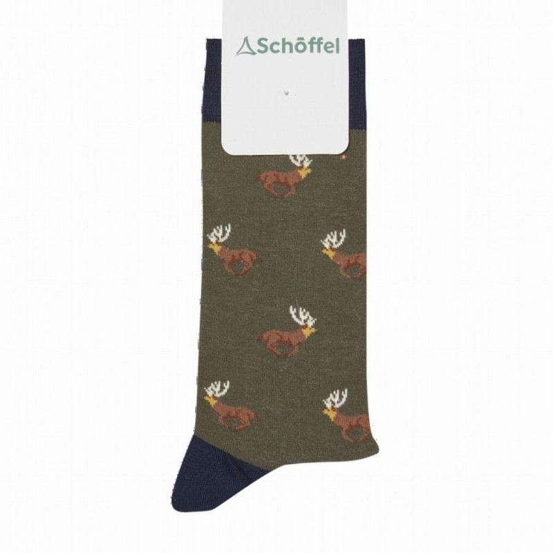 Single Cotton Sock 20-3930 - Forest Stag