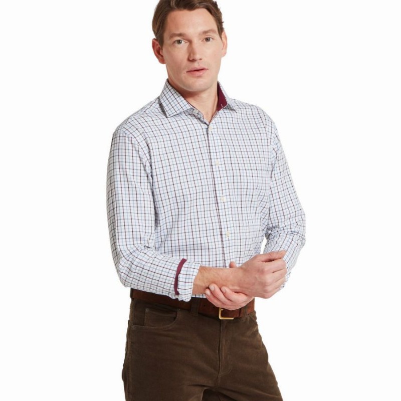 Milton Tailored Shirt 20-4073 - Port