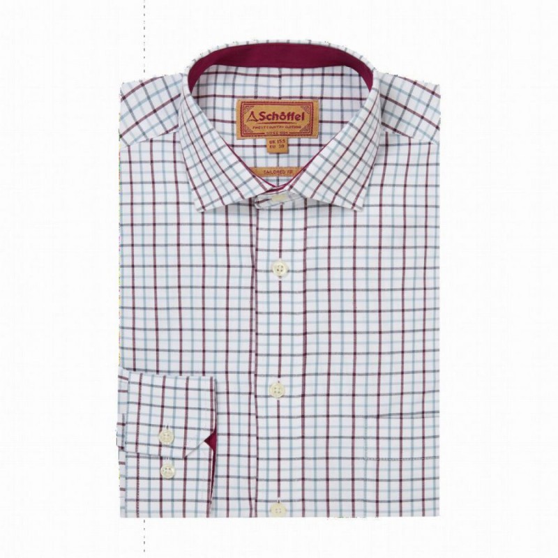 Milton Tailored Shirt 20-4073 - Port