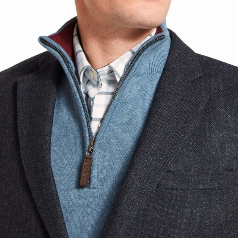 ST Andrews Tweed Sports Jacket 20-5015 - DK Navy Herr Tweed