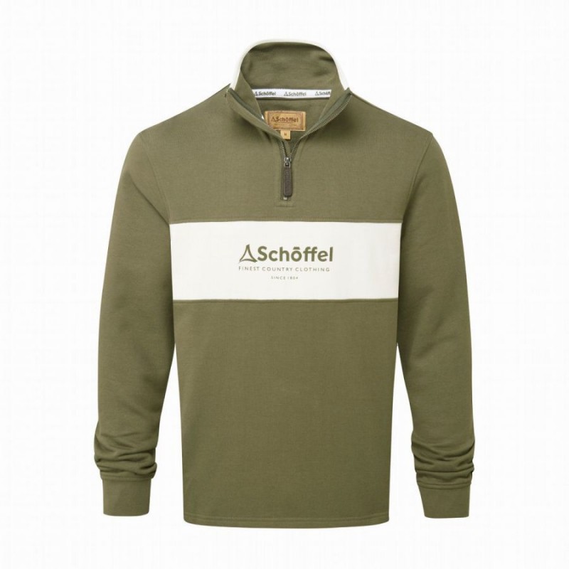 Trencrom 1/4 Zip Jumper 20-3201 - Dark Khaki