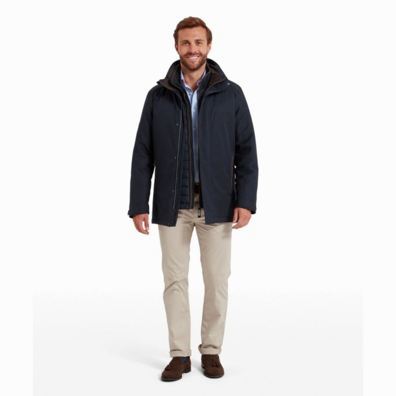 Whitton Waterproof Coat 22-23899 - Navy