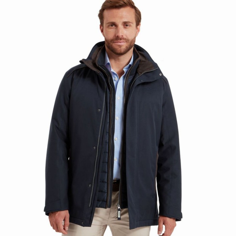 Whitton Waterproof Coat 22-23899 - Navy