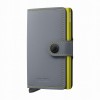 Miniwallet Matte – Grey Lime Miniwallet Matte – Grey Lime
