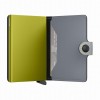 Miniwallet Matte – Grey Lime Miniwallet Matte – Grey Lime