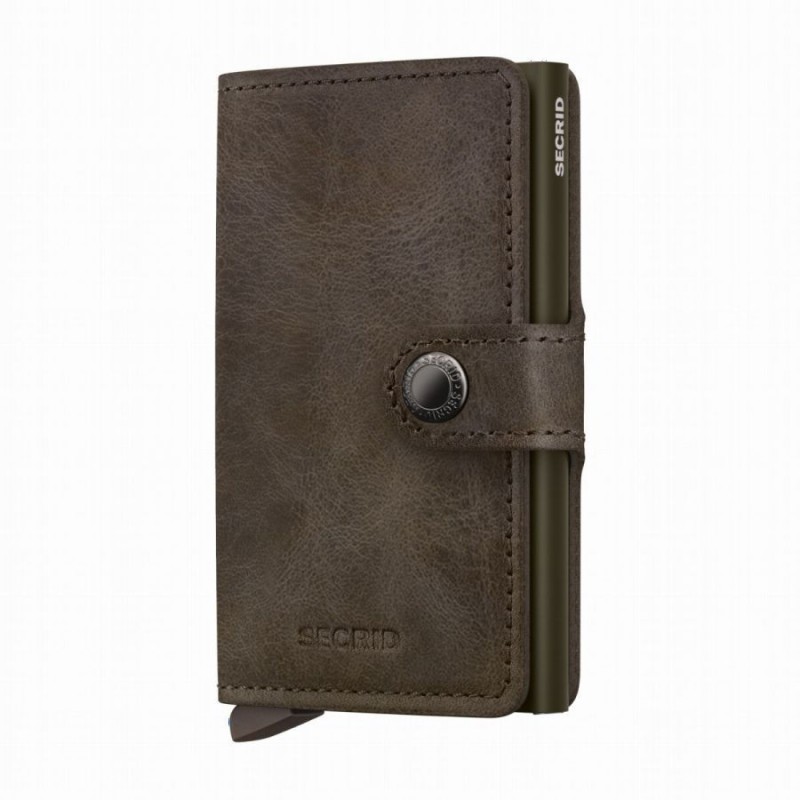 Mini Wallet - Vintage Oak Brown Mini Wallet - Vintage Oak Brown